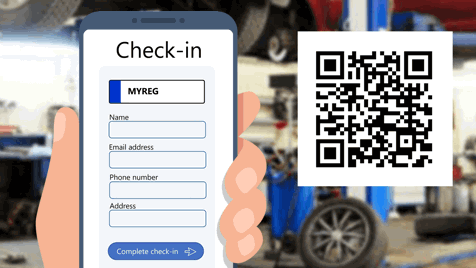 Simple GMS Check-In App