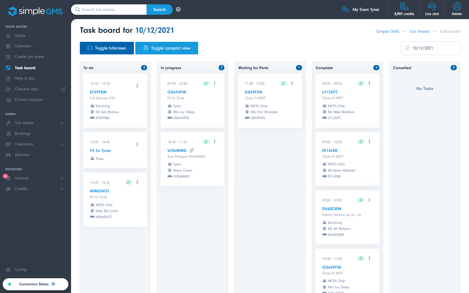 Task board | Features | Autowork Go