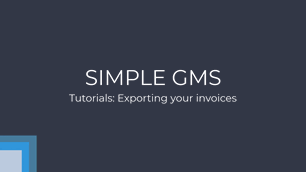 Exporting Your Invoices