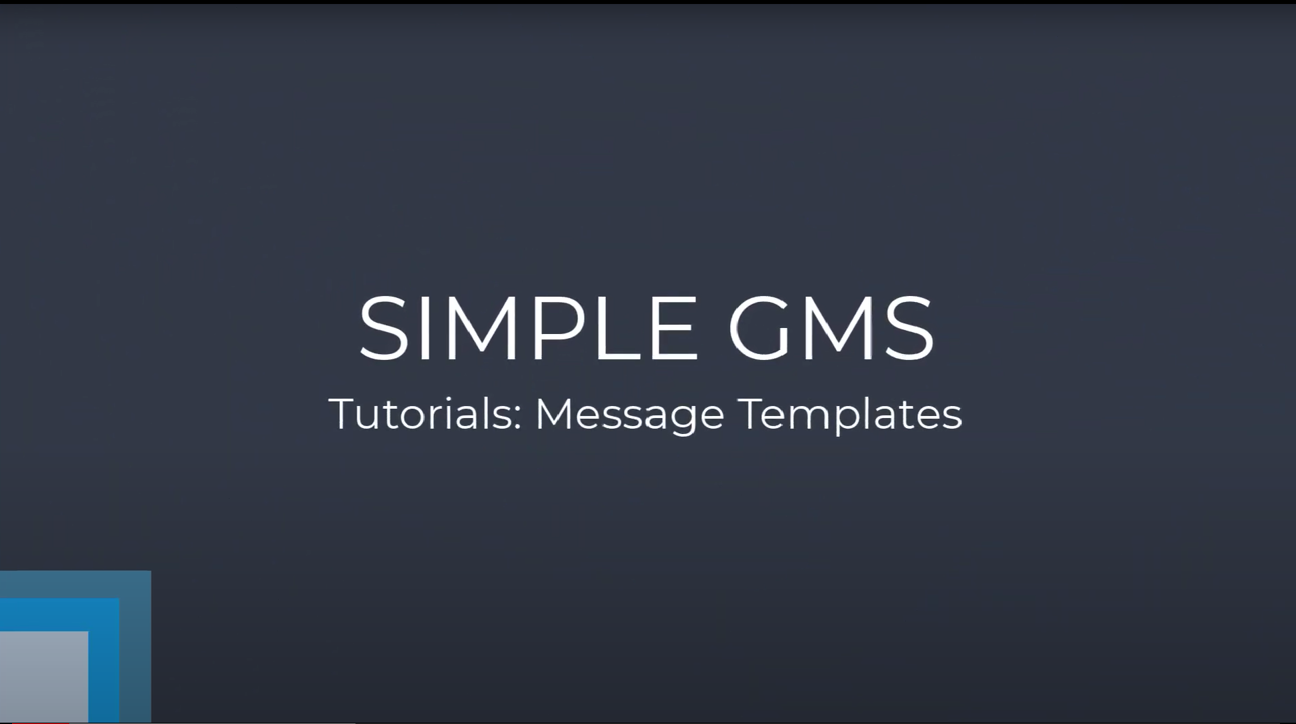 Simple Message Example Message Templates | Tutorials | Autowork Go