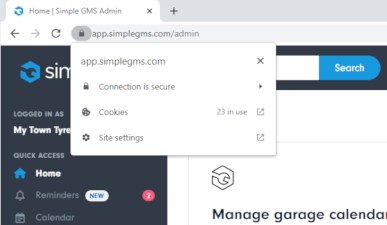 Simple GMS Connection Security