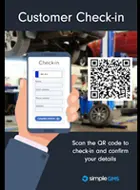 Sample Simple GMS check-in poster